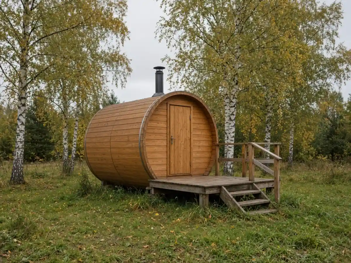 Баня бочка